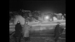 Canadian Flight 402 Crashes in Tokyo Stock Footage