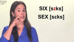 How to Pronounce SEX vs. SIX - American English Instructional Video
