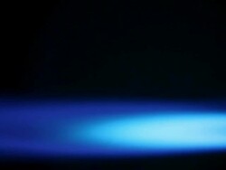 Burning blue flame Stock Footage