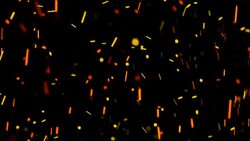 Colorful particles Stock Footage
