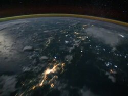 Islands in the Philippine Sea as seen from space Stock Footage