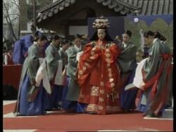 SOUTH KOREA: SEOUL: YI CLAN RE-ENACT ROYAL MARRIAGE OF ANCESTORS News Clip