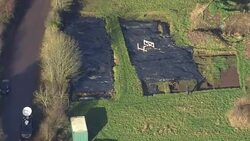 Aerials of field that could be lost city of Trellech News Clip