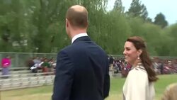 The Duke and Duchess of Cambridge Watch An Archery Demonstration in Bhutan News Clip
