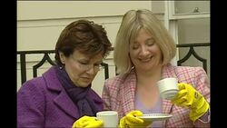 Victoria Wood and Julie Walters Promote 'Acorn Antiques: The Musical!' News Clip