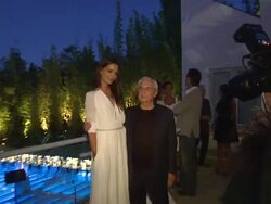 Katie Holmes an (Footage by WireImage Video/Getty Images Entertainment Video) Stock Footage