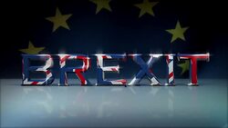 BREXIT Graphic Stock Footage
