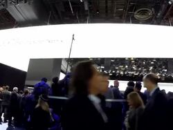 Delegates attending the Detroit Motor Show News Clip