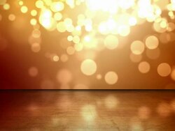 Reflective Floor Background Loop - Orange Glow (Full HD) Stock Footage