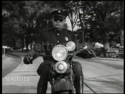 State policeman after car Instructional Video