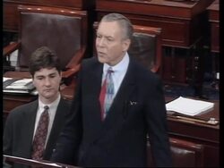 USA: SENATE APPROVES ANTI TERRORISM BILL News Clip