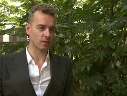 INTERVIEW: Nicolas Provost on how cinema is universal at the The Invader interviews: Venice Film Festival 2011 at Venice . (Footage by WireImage Video/Getty Images Entertainment Video) Stock Footage