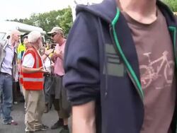 Fracking Site Protests and demonstation News Clip