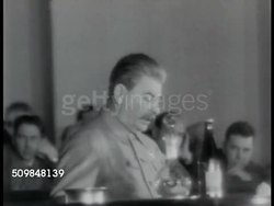Josef Stalin speaking (SOT) Instructional Video