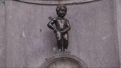 Manneken Pis Statue Stock Shots News Clip