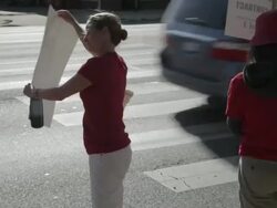 Chicago's Teachers Union Goes On Strike Stock Footage