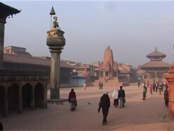 Durbar Square, Bhaktapur. Stock Footage