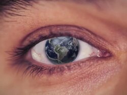 NEW transforming into globe Stock Footage