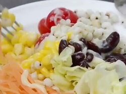 salad Stock Footage