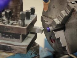 Process for working on a lathe machine,Time Lapse Stock Footage