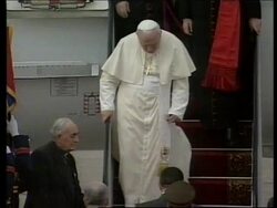 EGYPT: POPE JOHN PAUL II ARRIVES IN CAIRO News Clip
