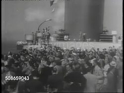 SS Liberte Arrives in New York Harbor 1950 News Clip