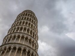 TIME LAPSE: Leaning Tower of Pisa Stock Footage
