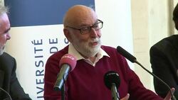 CLEAN : Belgian Nobel laureate Englert lauds late News Clip