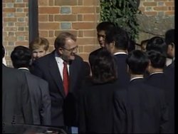USA: VIRGINIA: JIANG ZEMIN GETS TASTE OF COLONIAL AMERICA: UPDATE News Clip