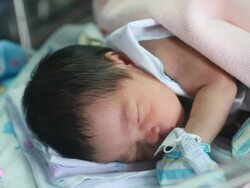 Newborn baby Stock Footage