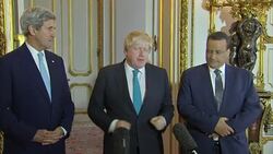 Boris Johnson Holds Yemen & Syria Talks News Clip