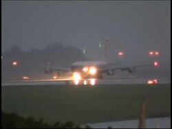 Take-off of plane thought to have radiation detecting capability Instructional Video