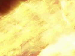 CU ZI Surface of Sun and center of our galaxy (version with heat turbulence) / Montreal, Quebec, Canada Stock Footage