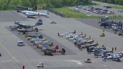 'WS AERIAL Shot of US Air Force Civil Air Patrol / Washington DC, United States' Stock Footage