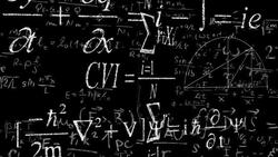 Science, Math, Chemistry Equations Stock Footage