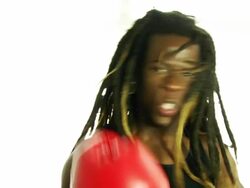 Angry Rasta Boy Stock Footage