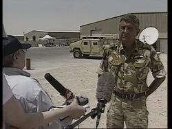 GWT: British spokesman on Basra incursion, Zubayr bodies News Clip