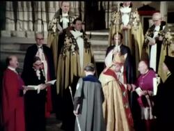 ENTHRONEMENT OF THE ARCHBISHOP OF CANTERBURY- COLOUR News Clip