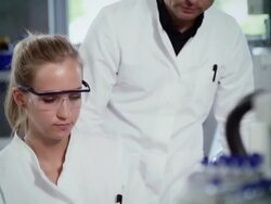 Laboratory work Stock Footage