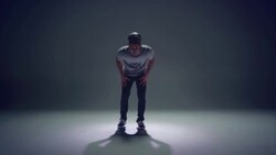 young male soccer freestyler is doing a handstand. Stock Footage