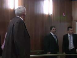 Don Larsen at the Yogi Berra Museum Stock Footage