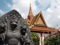 Temple in Siem Reap, Cambodia Stock Footage