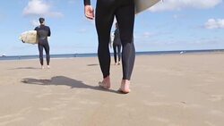 Let's Go Surfing Stock Footage