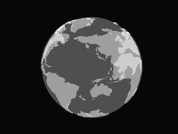 Earth (TranspGrey) Stock Footage