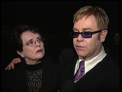 Elton John hosts charity AIDS gala News Clip