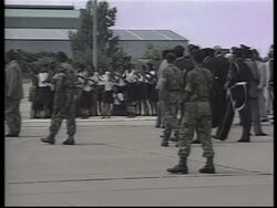 Botswana/South Africa - Visit US President Clinton News Clip