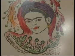 Recently discovered drawings of Frida Khalo, Diego Rivera displayed News Clip
