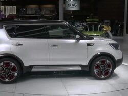 2015 Kia Trail'ster concept car montage Stock Footage