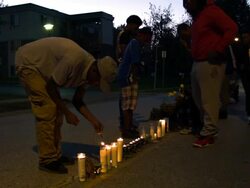 News Report Offers New Details Of Encounter Between Michael Brown And Ferguson Cop Stock Footage
