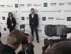 Joel McHale at Elton John Aids Foundation Celebrates 20th Annual Academy Awards Viewing Party Stock Footage